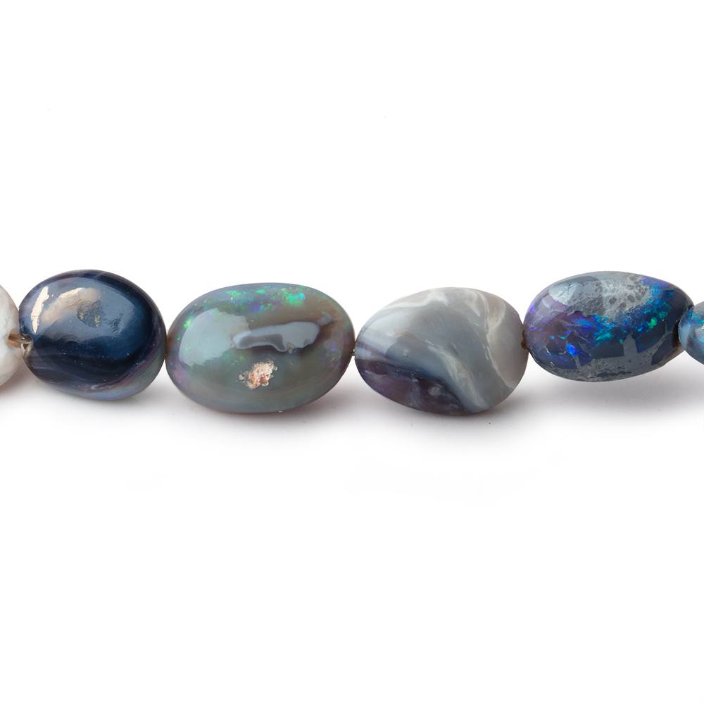 5x4-14x9mm Australian Opal Plain Nugget beads 17.5 inches 57 pieces A