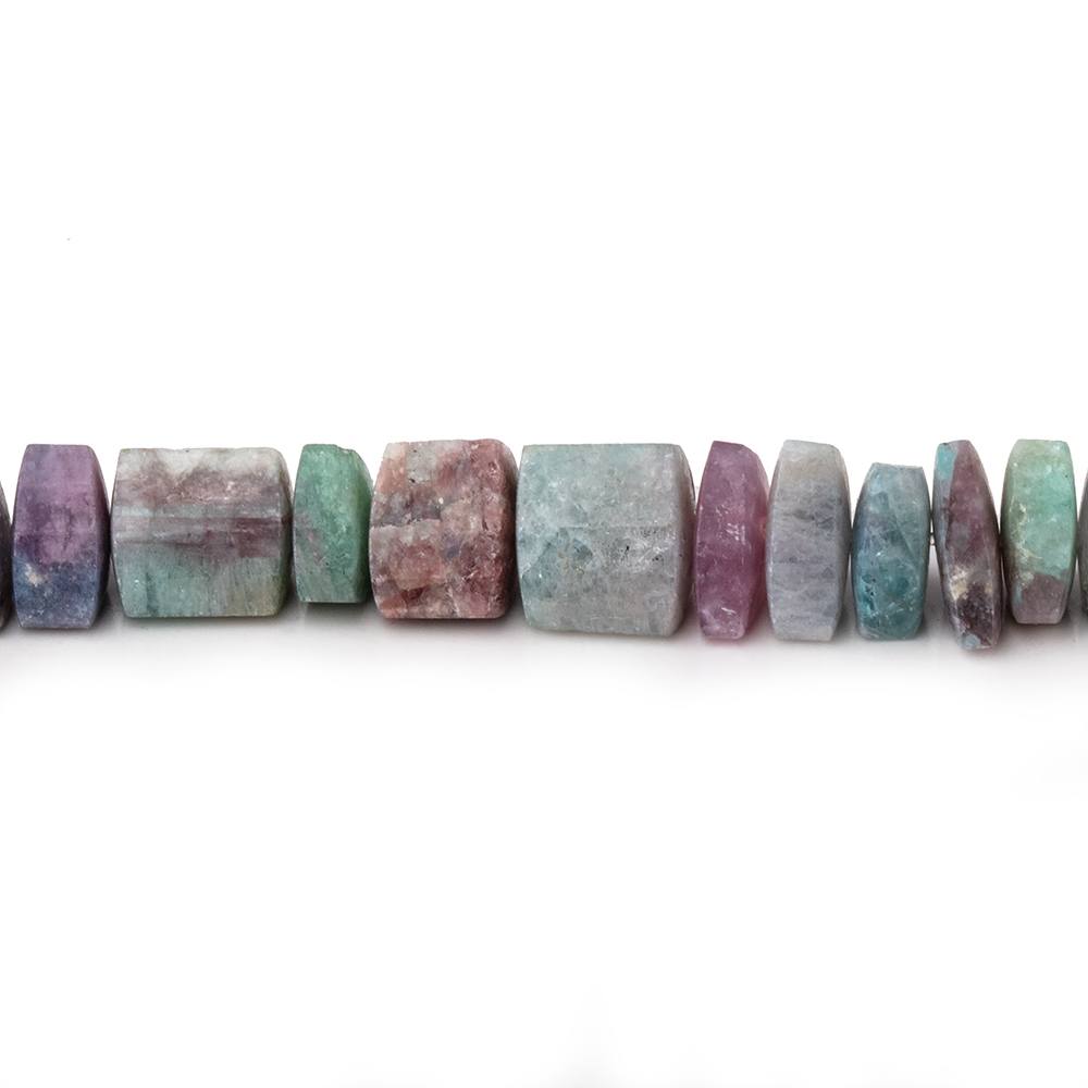 5x6-8x7mm Paraiba Tourmaline Plain Trillion Beads 16.5 inch 72 pieces