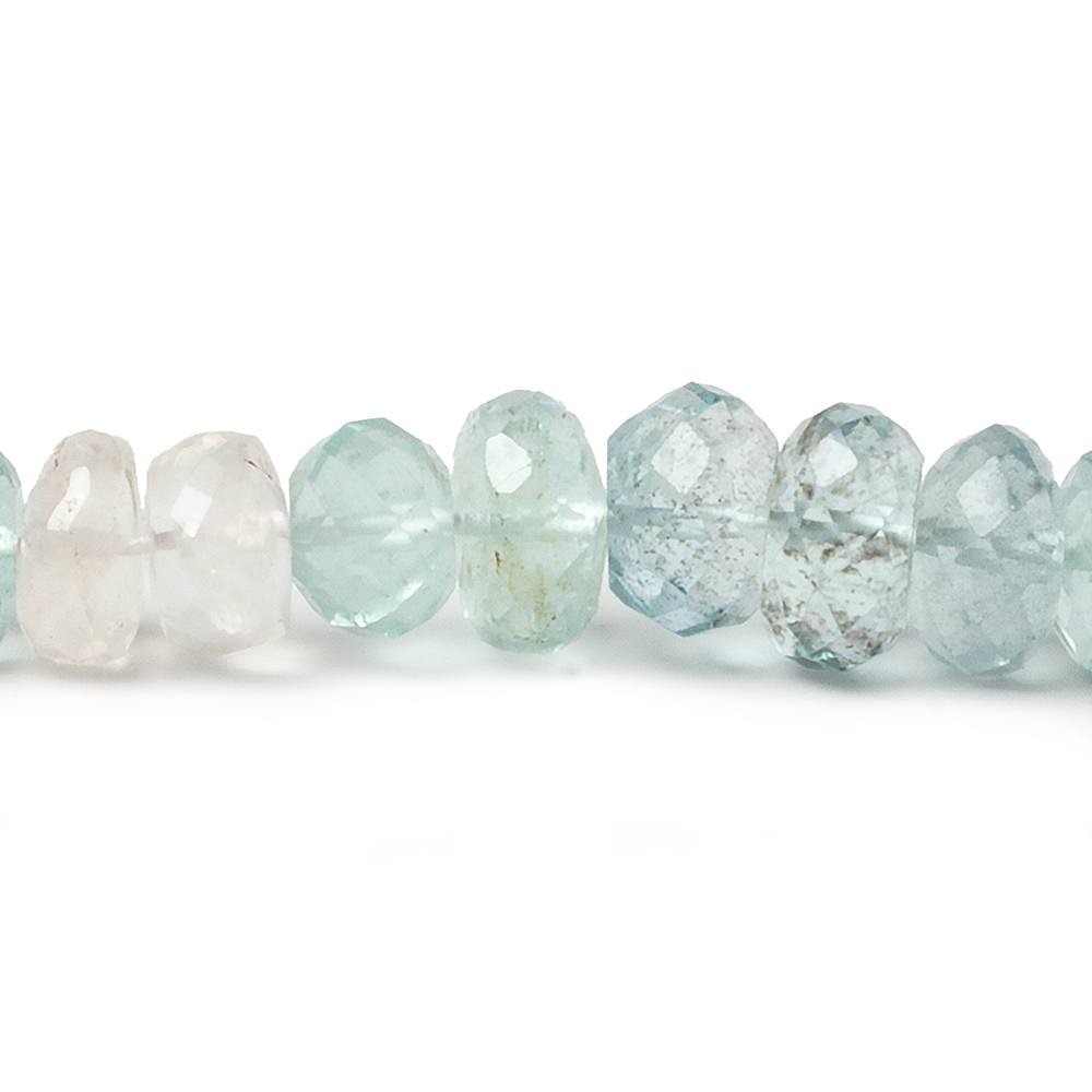 6-7mm Multi Colored Beryl Beads Faceted Rondelle 14 inch 84 pieces