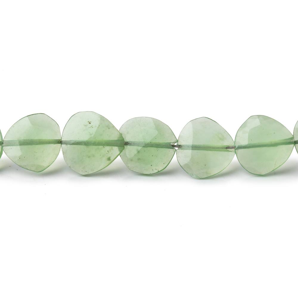 6-7mm Serpentine Straight Drilled Faceted Hearts 8 inch 26 Beads
