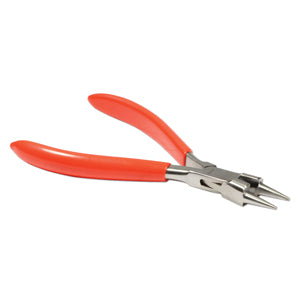 Red Handle Round Nose Cutter Box Joint Platinum Series By The BeadSmith - 1 Pc