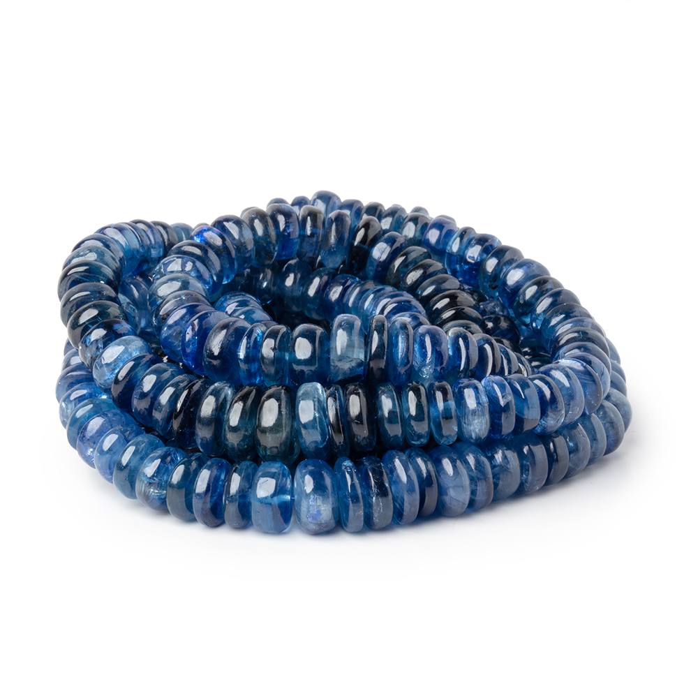 6.5-9.5mm Kyanite Plain Rondelle Beads 16 inch 121 pieces AA
