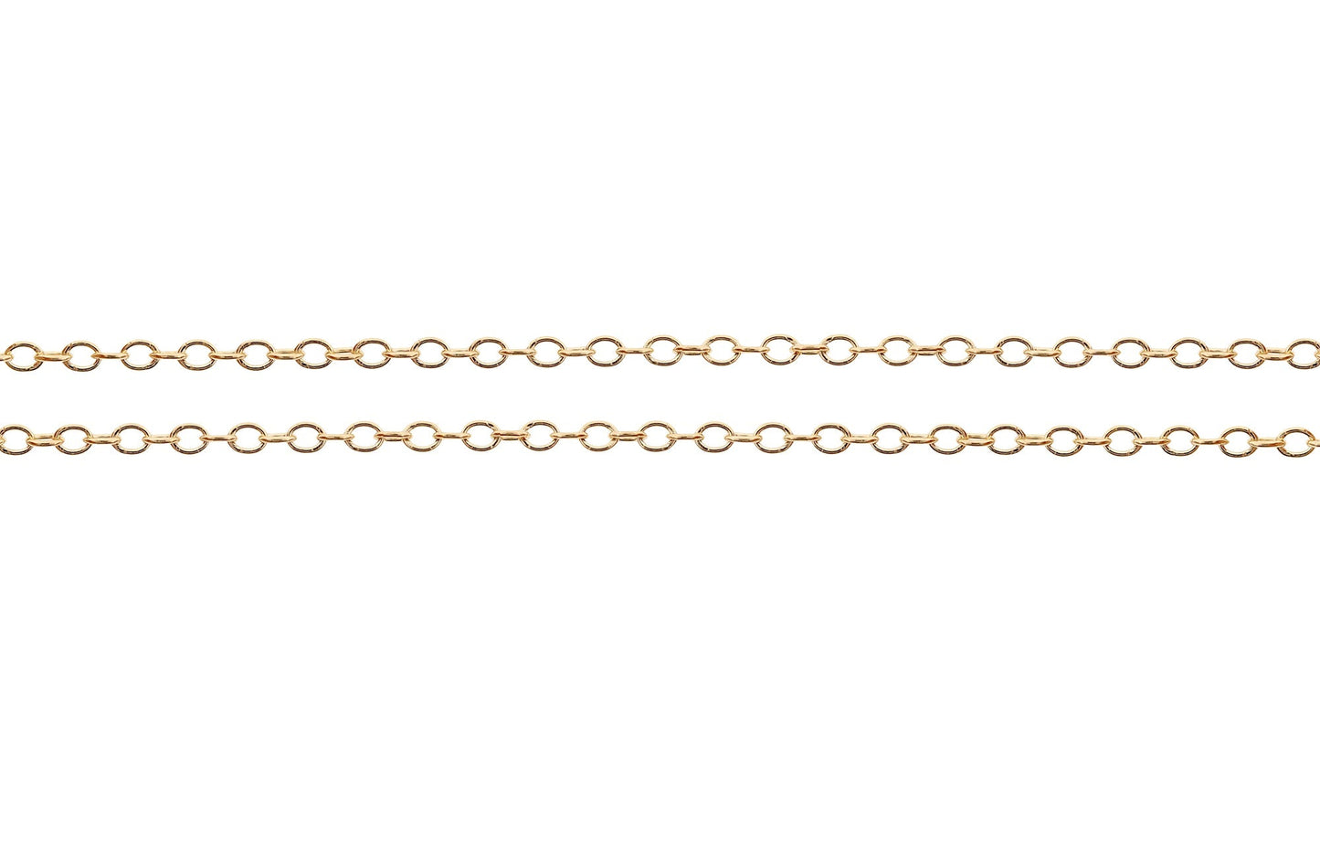 14Kt Gold Filled 1.4x1mm Cable Chain - 20ft