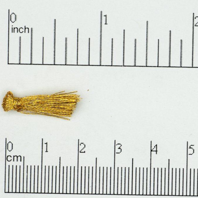 1/2"-3/4" Small Silk Tassel - Available in 17 Colors - Secure Knotted Top