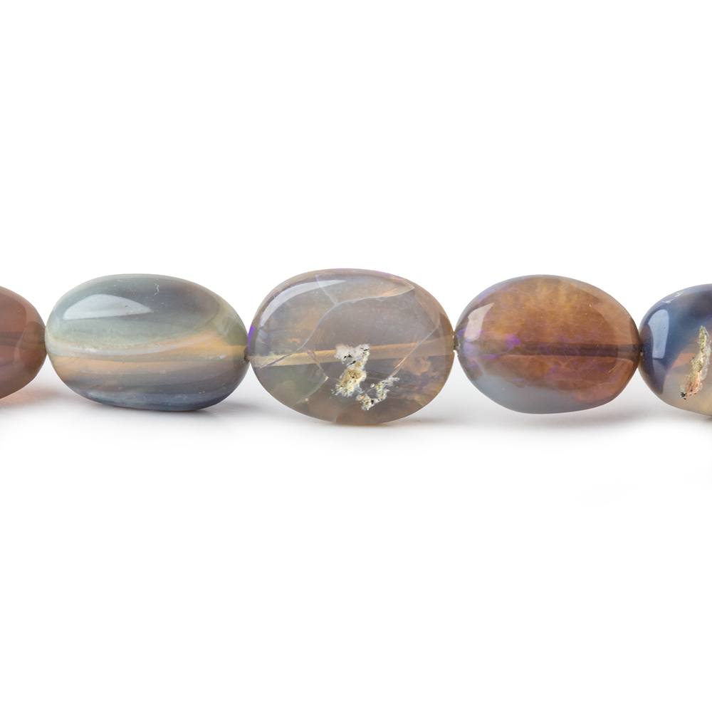 6x4-14x10mm Australian Opal Plain Nuggets 18 inch 50 Beads