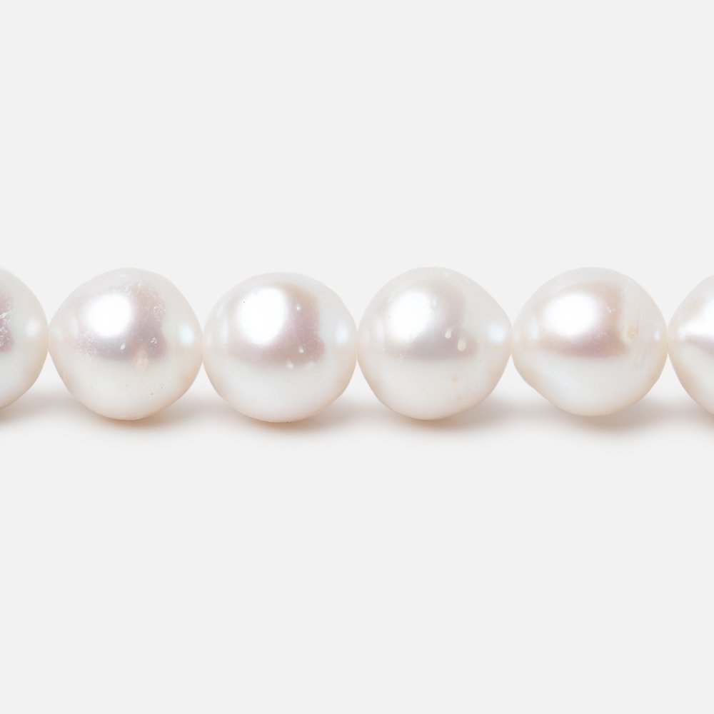 7-8.5mm Off White Chinese Akoya Saltwater Pearls 15.5 inch 50 pieces A