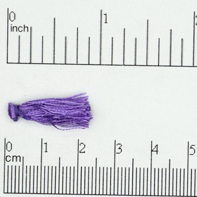 1/2"-3/4" Small Silk Tassel - Available in 17 Colors - Secure Knotted Top