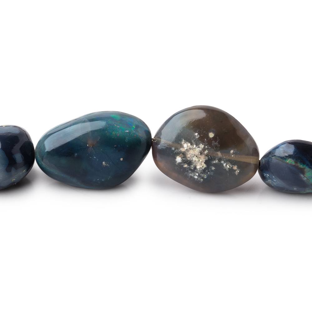 7x7-23x15mm Australian Opal Plain Nugget Beads 18 inch 36 pieces AA