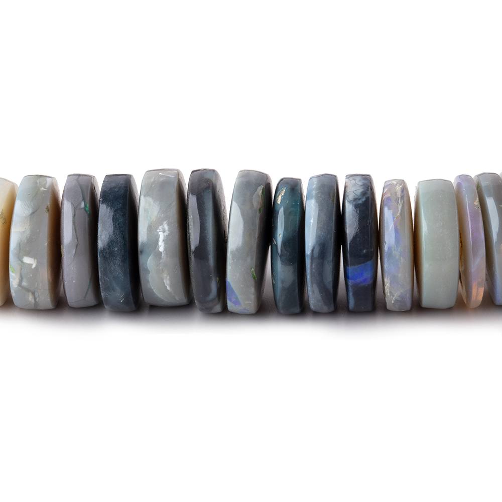 8-11mm Australian Opal Plain Heshi Beads 16 inch 145 pieces AA