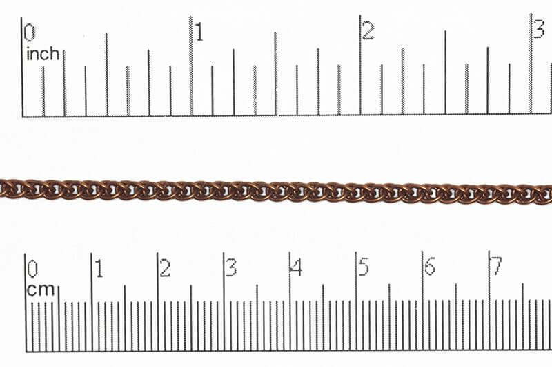 3mm Woven Byzantine Chain Sold by The Foot - CH 815