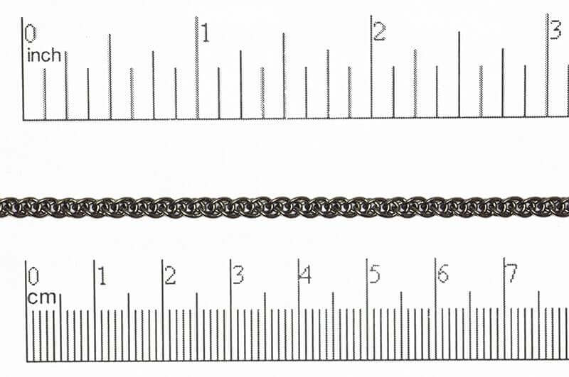 3mm Woven Byzantine Chain Sold by The Foot - CH 815