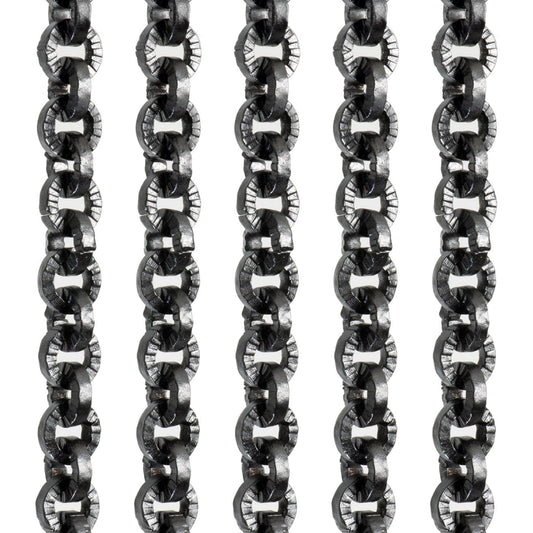5mm Textured Circular Cable Chain Sold by The Foot - CH- 833