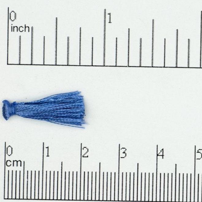 1/2"-3/4" Small Silk Tassel - Available in 17 Colors - Secure Knotted Top