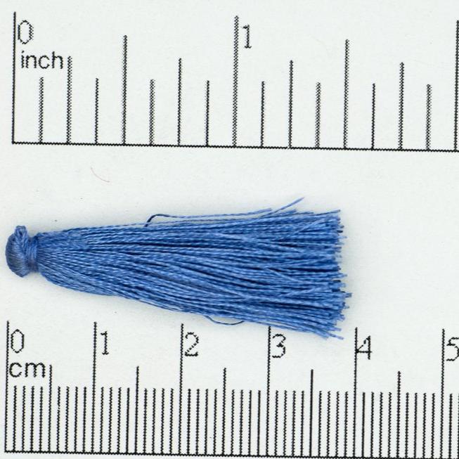 1.5"-1.75" Large Silk Tassel - Secure Knotted Top - Available in 17 Colors