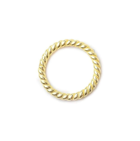 8mm Twisted Vermeil Jumpring 10 pcs per bag