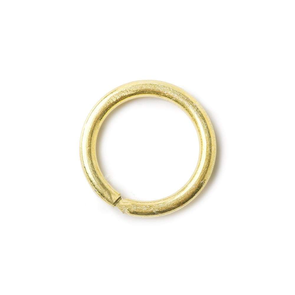 8mm Vermeil Plain Jumpring 25 pcs per bag