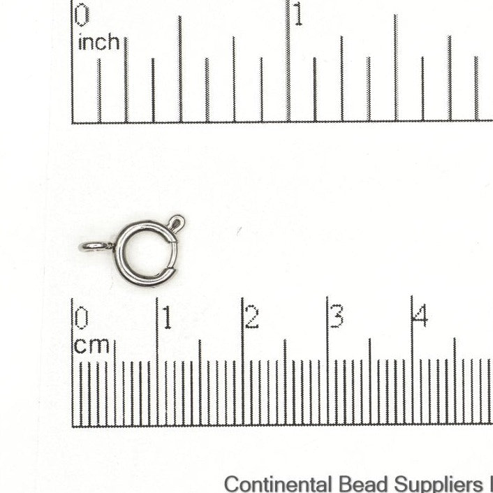 8mm Spring Ring Clasp - Made of 316 stainless steel - Sold individually - CL/SR8SS