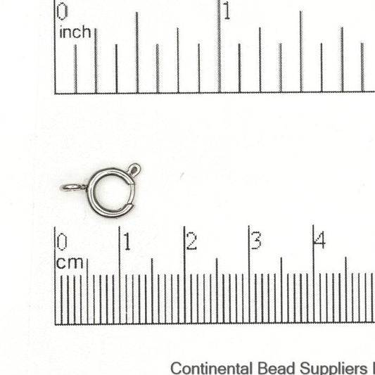 8mm Spring Ring Clasp - Made of 316 stainless steel - Sold individually - CL/SR8SS