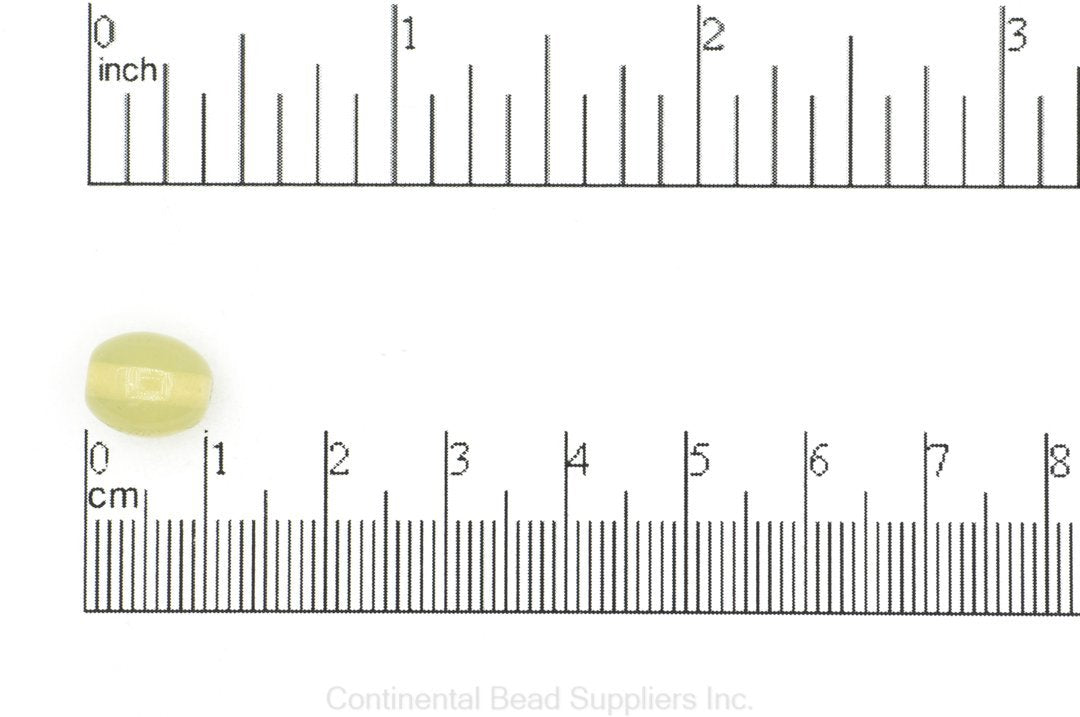 Oval Glass Bead