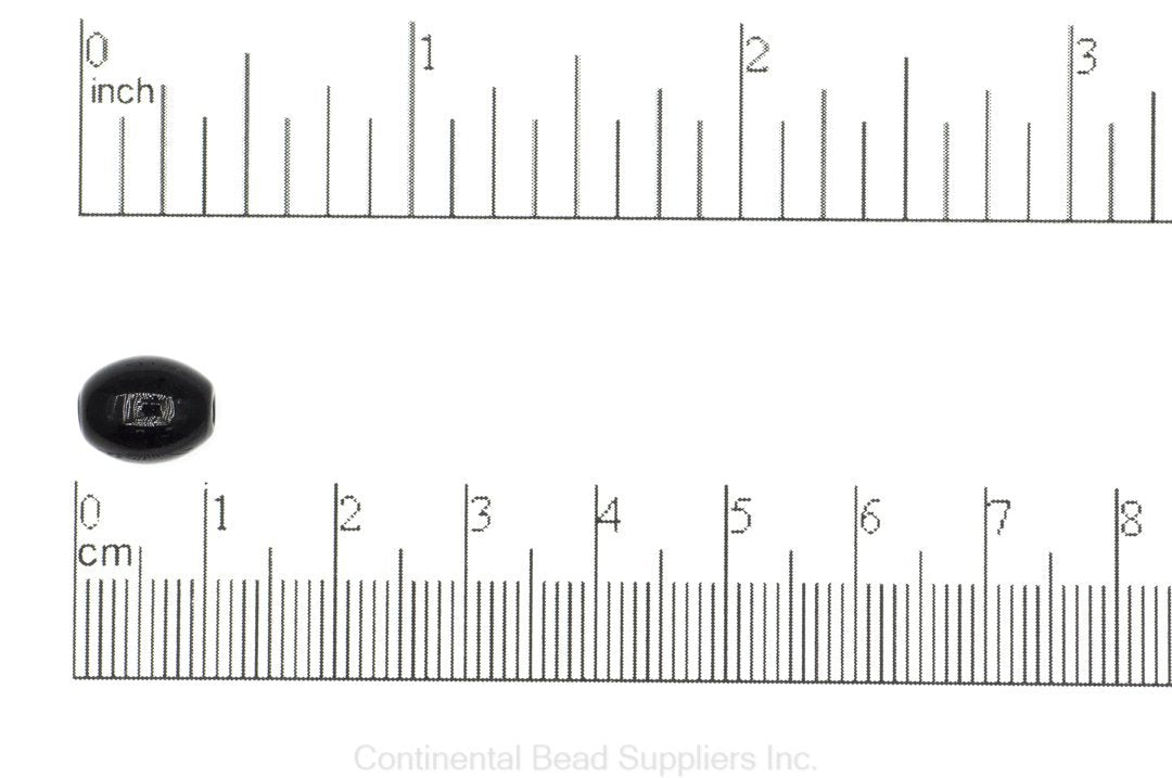 Oval Glass Bead