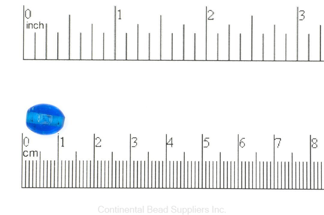 Oval Glass Bead