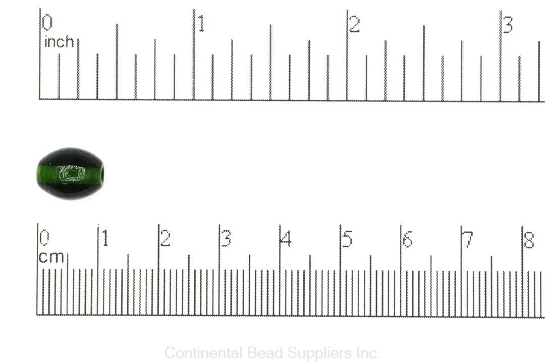 Oval Glass Bead