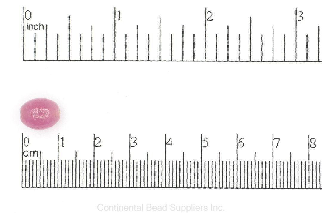 Oval Glass Bead