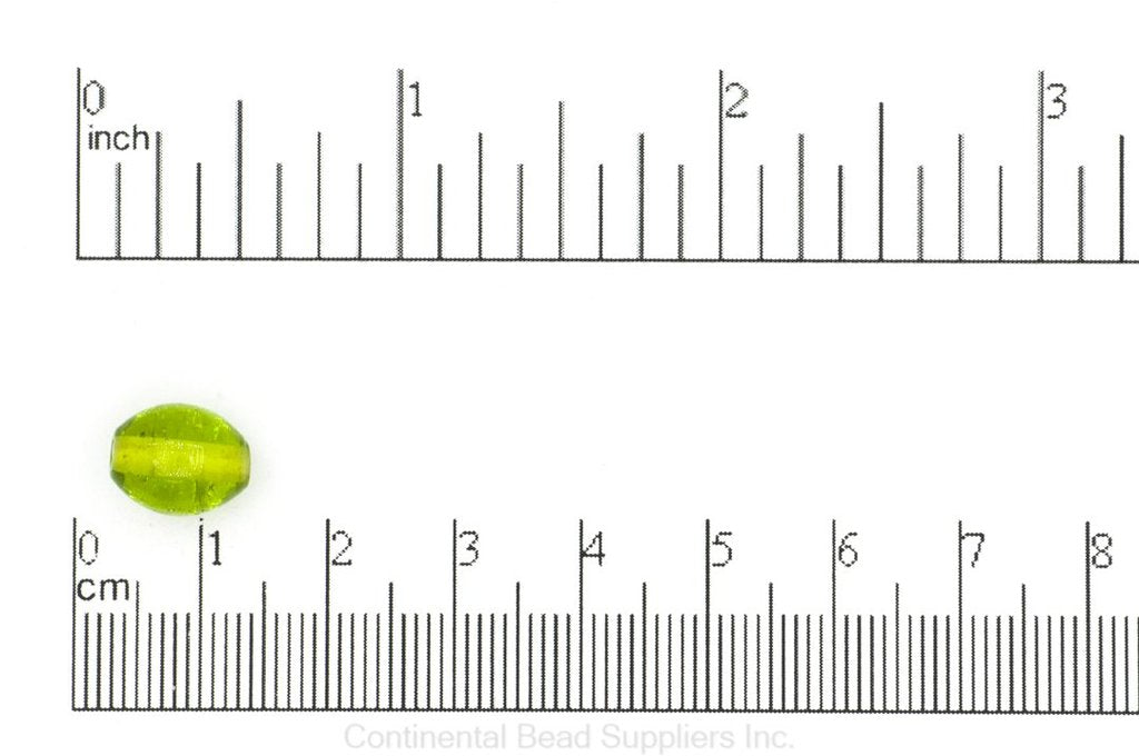 Oval Glass Bead