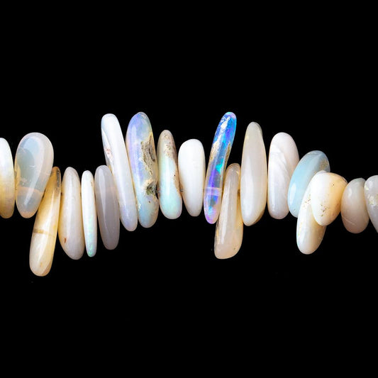 8x5-13x5mm Australian Opal Top Drill Plain Nuggets 18 inch 206 beads