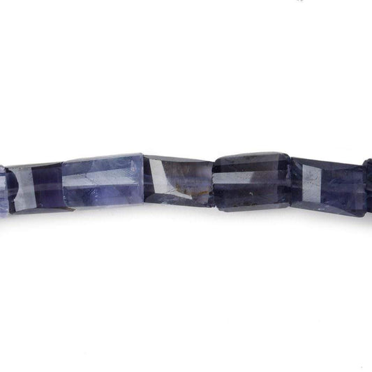 8x6-11x7mm Iolite Faceted Nugget Beads 8.5 inch 21 pieces A