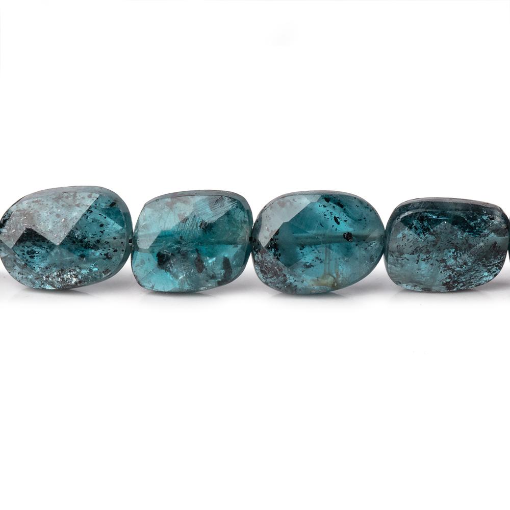 8x6-11x8mm Indigo Kyanite Faceted Nugget Beads 16 inch 38 pieces AA