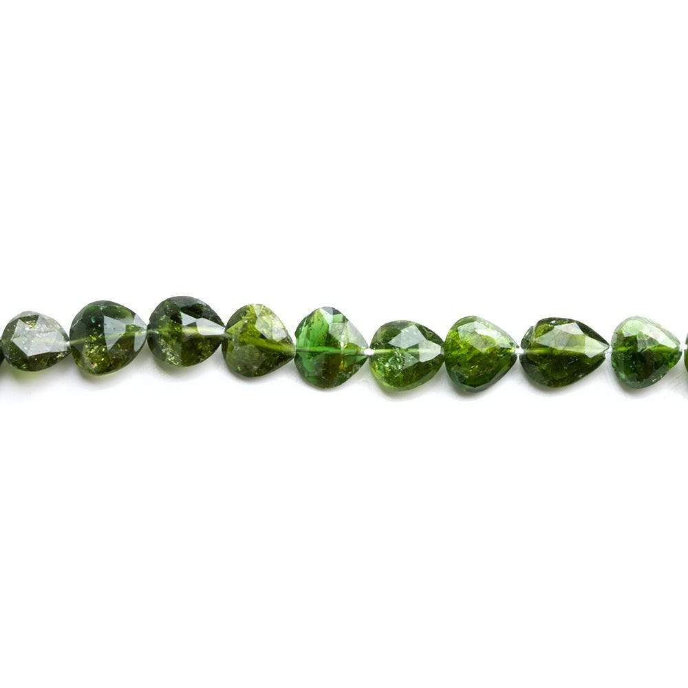 8x8mm Chrome Tourmaline Straight Drill Heart