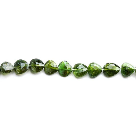 8x8mm Chrome Tourmaline Straight Drill Heart
