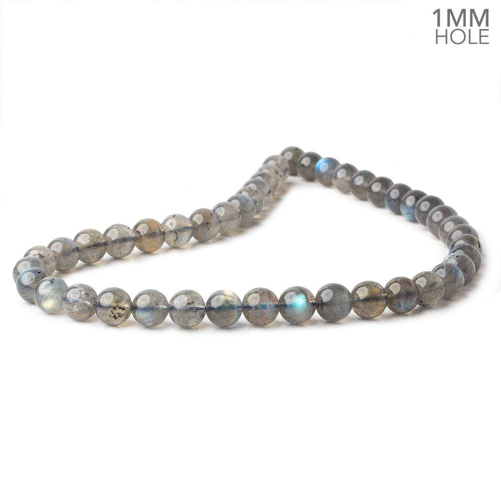 9mm Multi Color flash Labradorite plain rounds 15 inch 50 beads A
