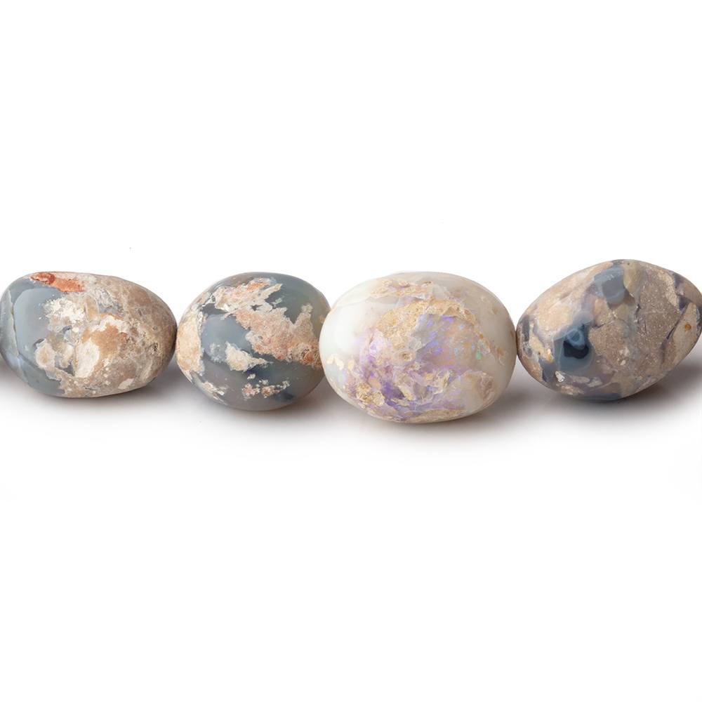 9x7-15x12mm Australian Opal Plain Nugget Beads 18 inch 36 pieces AA