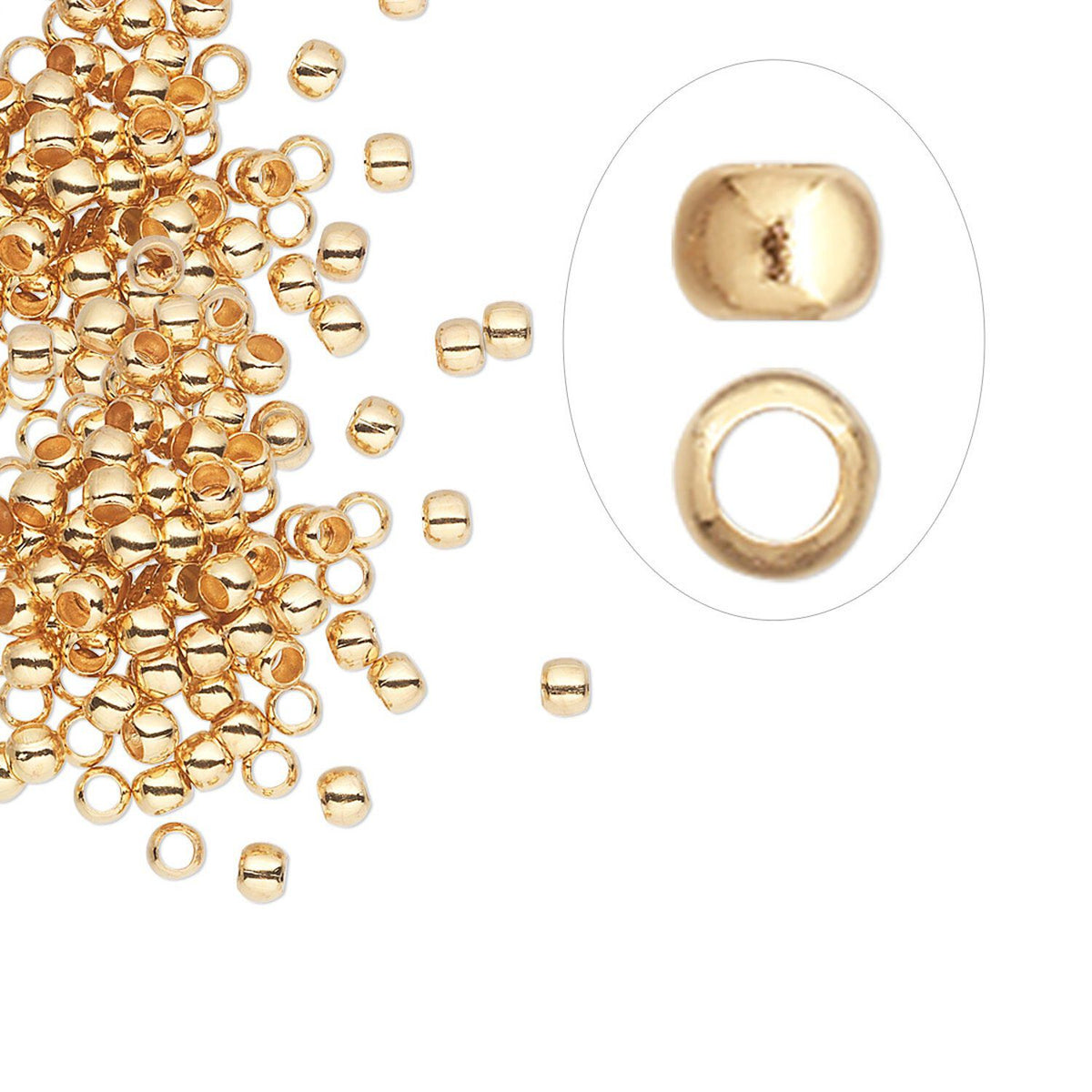 Crimp Bead, 2.5mm