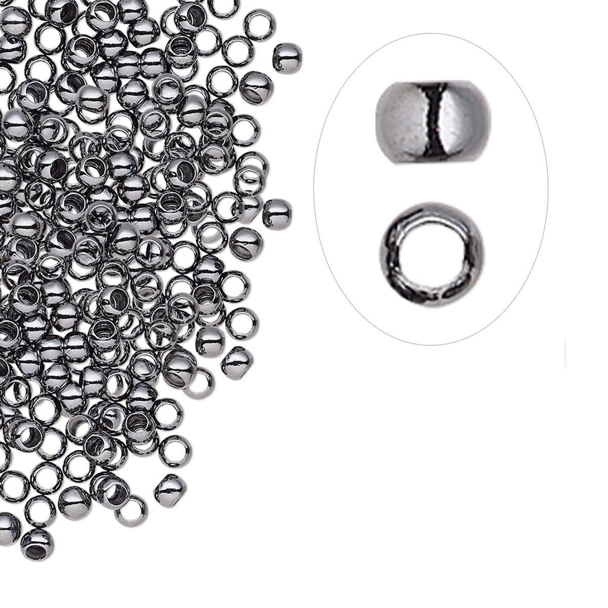 Crimp Bead, 2.5mm