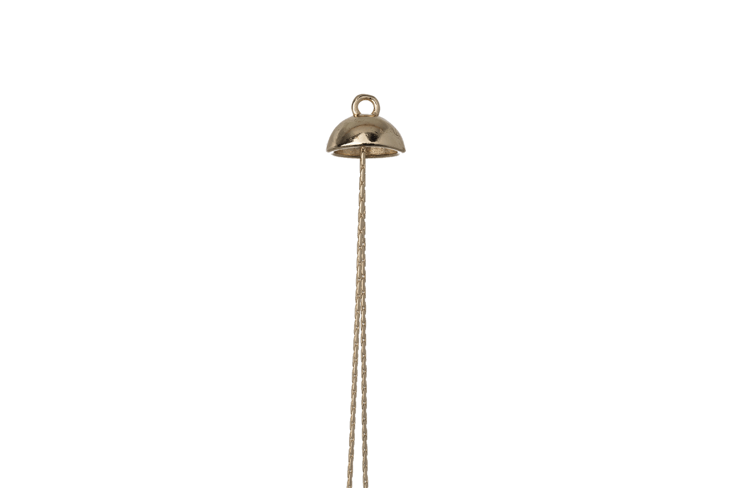 Bead Cap With A Loop Inside - Fits 6mm - 8mm Beads - Available in Silver & Gold - Sold Individually - BCAP6