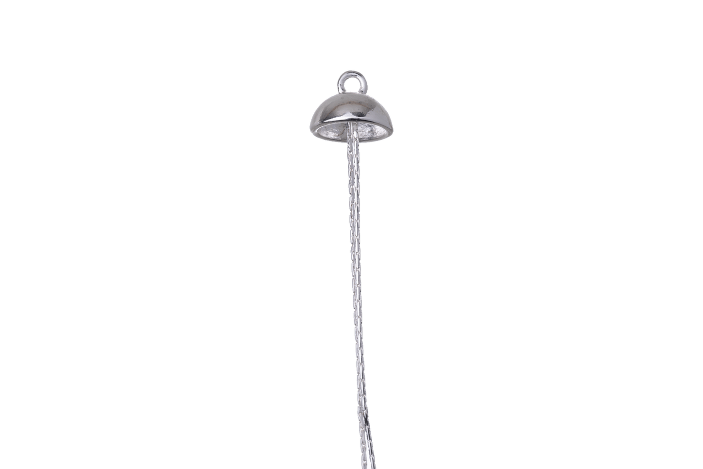 Bead Cap With A Loop Inside - Fits 6mm - 8mm Beads - Available in Silver & Gold - Sold Individually - BCAP6