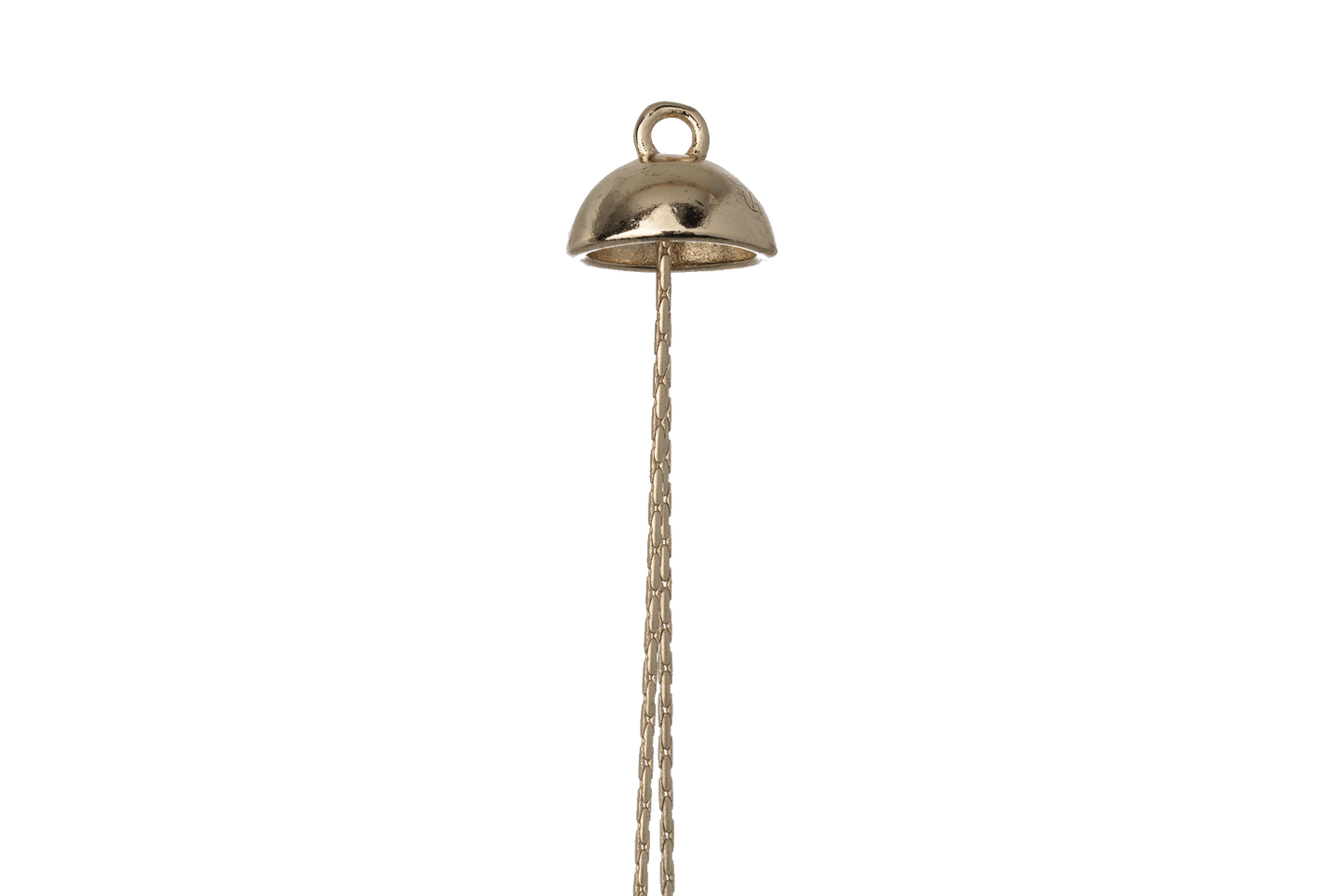 Bead Cap With A Loop Inside - Fits 8mm - 10mm Beads - Available in Silver & Gold - Sold Individually - BCAP8