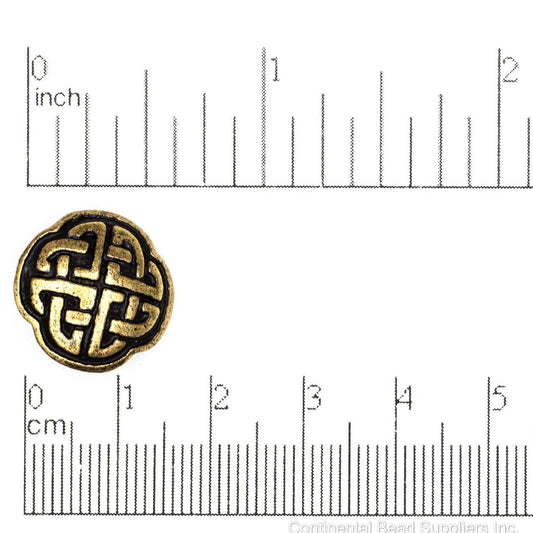 16mm Pewter Button Sold by the Piece - BTN8