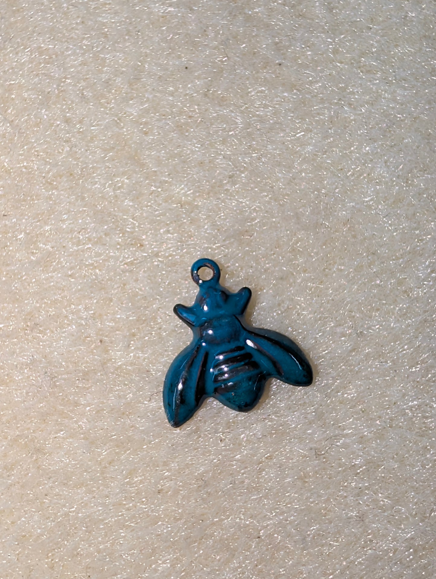 Enameled Bee Charm