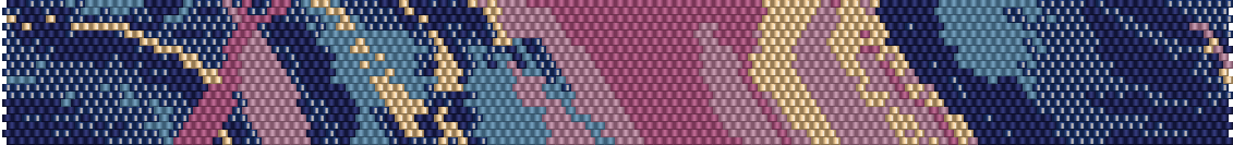 Blue Galaxy Digital Pattern