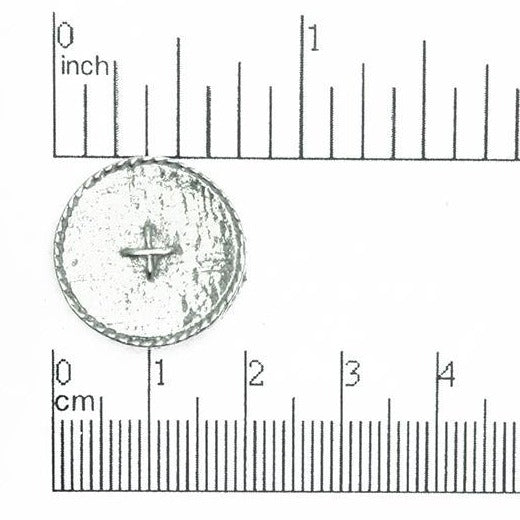 19mm Pewter Button sold by the Piece - BTN30