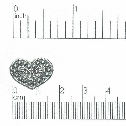 18.5mm Pewter Button Sold by the Piece - BTN31
