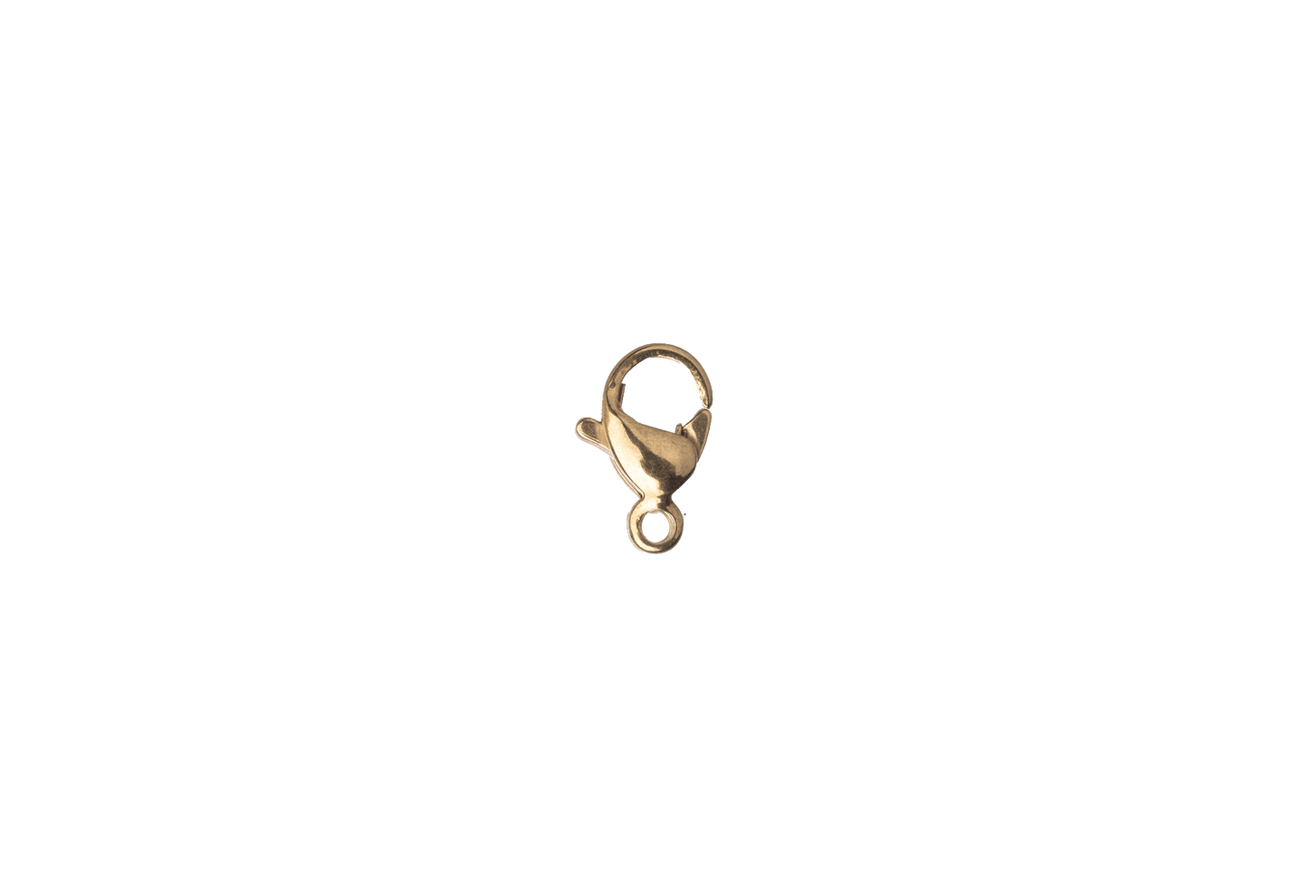 Lobster Claw Clasp Size XS - Available In Waterproof Gold - Measures 9mm x 5mm - Made From Stainless Steel - Sold Individually - C101SS/G.
