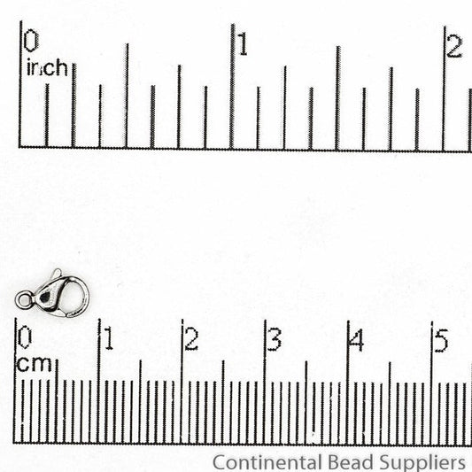 9mm x 5mm Lobster Claw Clasp - Made from Stainless Steel - Sold by the Piece - C101