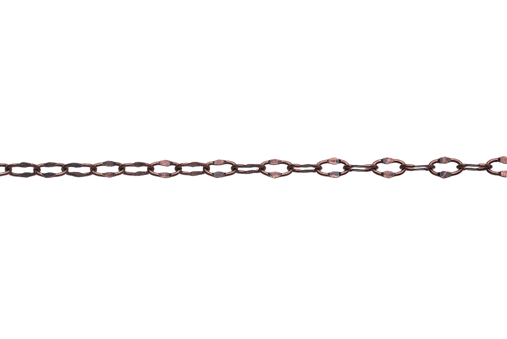 Cable Chain - 4mm x 2.5mm - Available in Multiple Colors - Sold by the Foot - CH 1010
