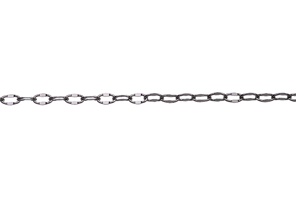 Cable Chain - 4mm x 2.5mm - Available in Multiple Colors - Sold by the Foot - CH 1010