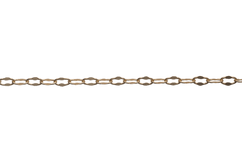 Cable Chain - 4mm x 2.5mm - Available in Multiple Colors - Sold by the Foot - CH 1010